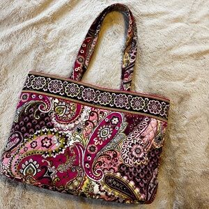 Vera Bradley Very Berry Paisley Tote